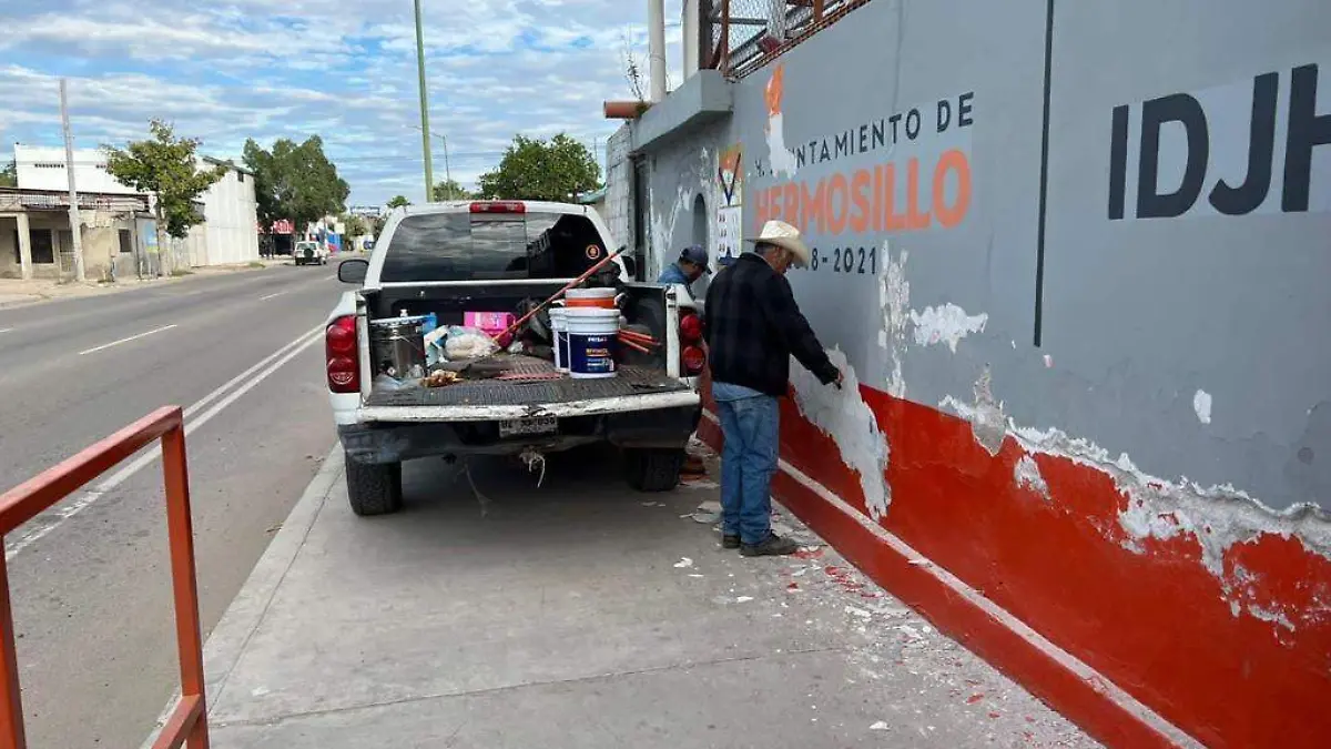 Rehabilitación de unidades deportivas                 (Cortesía IDJH)